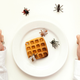 Insect fat tastes just like butter in Belgian waffles